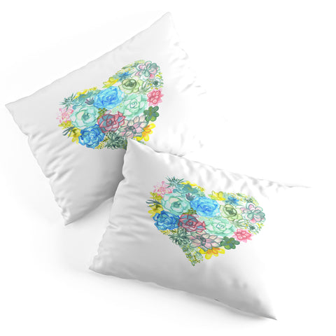 Dash and Ash Heart of Mine Pillow Shams