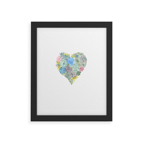 Dash and Ash Heart of Mine Framed Art Print