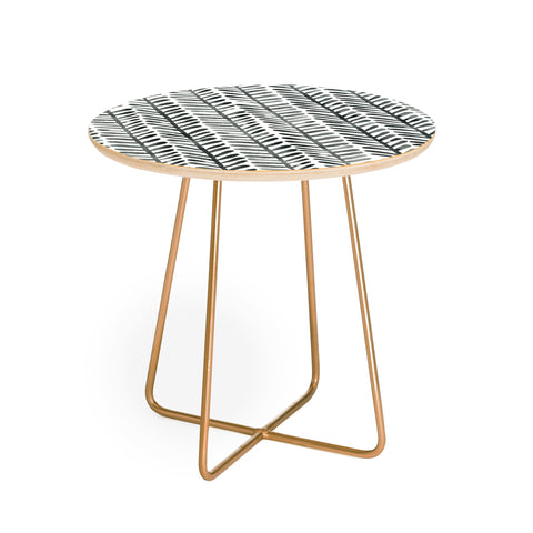 Dash and Ash Herring Round Side Table