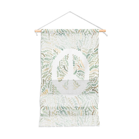 Dash and Ash Leaf Peace Wall Hanging Portrait