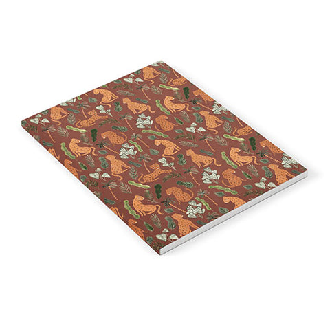 Dash and Ash Leopards and Plants Notebook