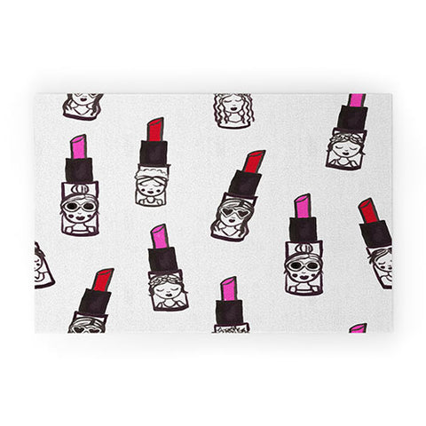 Dash and Ash Lipstick Attack Welcome Mat