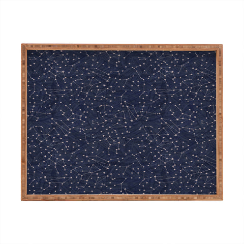 Dash and Ash Nights Sky in Navy Rectangular Tray