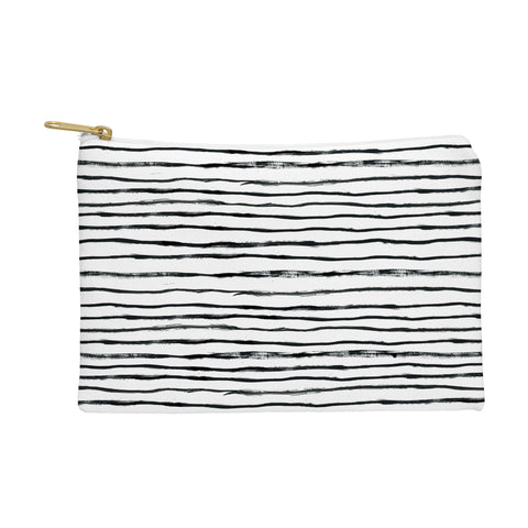 Dash and Ash Painted Stripes Pouch