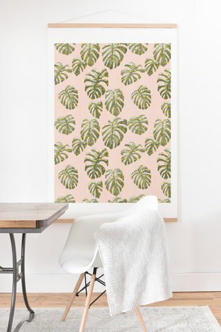Dash and Ash Palm Oasis Art Print And Hanger