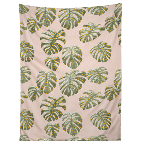 Dash and Ash Palm Oasis Tapestry