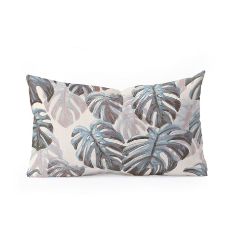 Dash and Ash Palm Springs Blues Oblong Throw Pillow