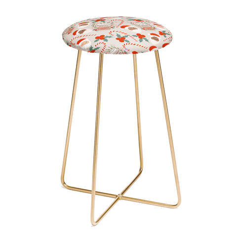 Dash and Ash Peppermint Mocha Counter Stool