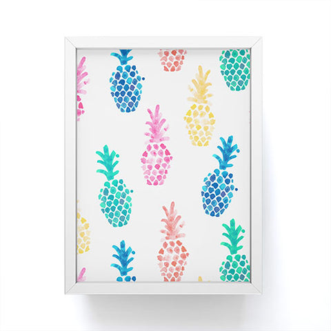 Dash and Ash Pineapple Paradise Framed Mini Art Print