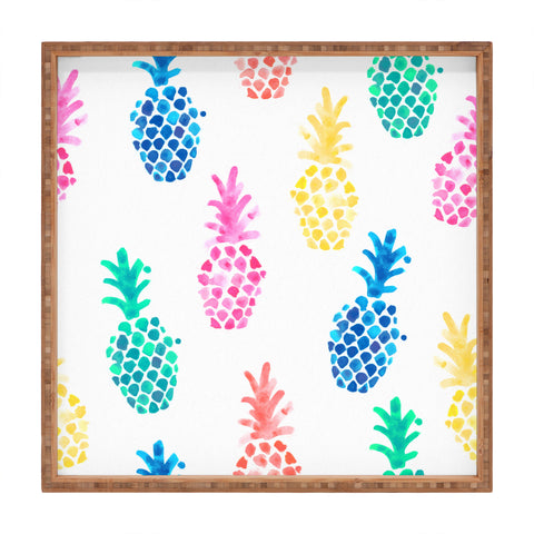 Dash and Ash Pineapple Paradise Square Tray