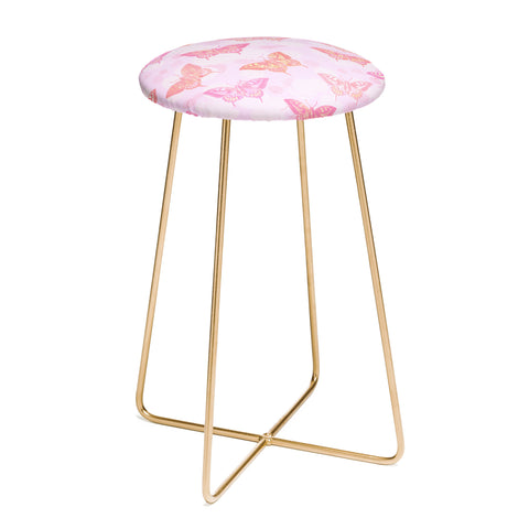 Dash and Ash Signs of Summer Counter Stool