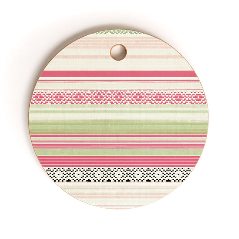 Dash and Ash Southwest Christmas Cutting Board Round