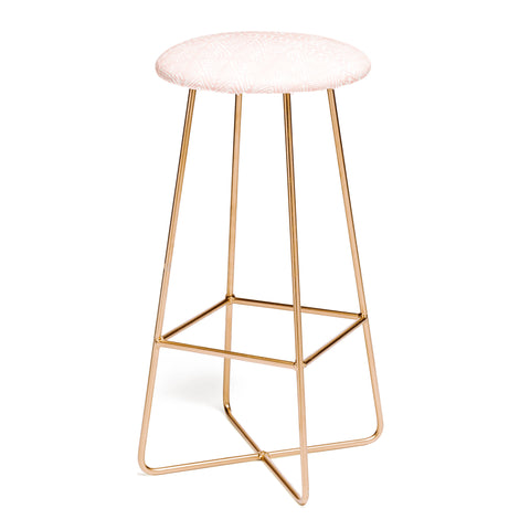 Dash and Ash Stars Above in Coral Bar Stool
