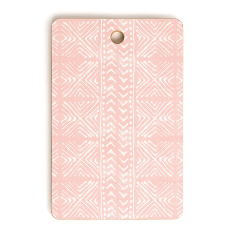 Dash and Ash Stars Above in Coral Cutting Board Rectangle