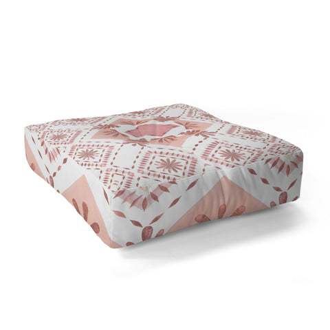 Dash and Ash Strawberry Picnic Floor Pillow Square