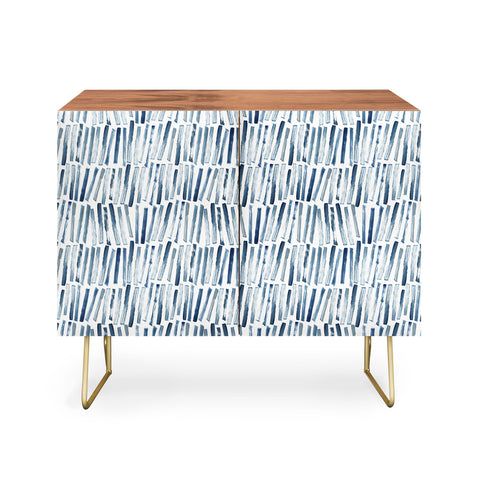 Dash and Ash Strokes and Waves Credenza