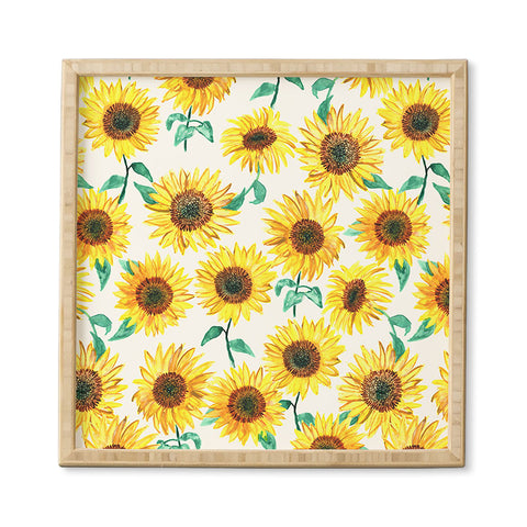 Dash and Ash Sunny Sunflower Framed Wall Art