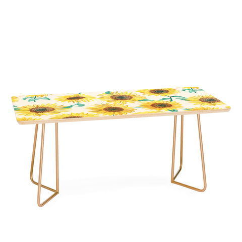 Dash and Ash Sunny Sunflower Coffee Table