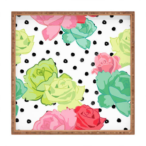 Dash and Ash The Rose Away Square Tray