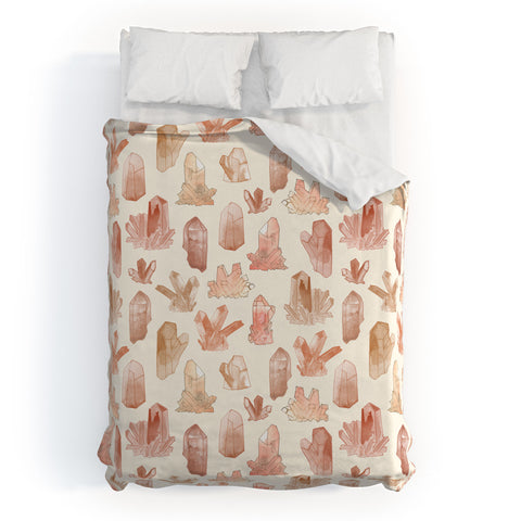 Dash and Ash Those Gems Though in Sunrise Duvet Cover