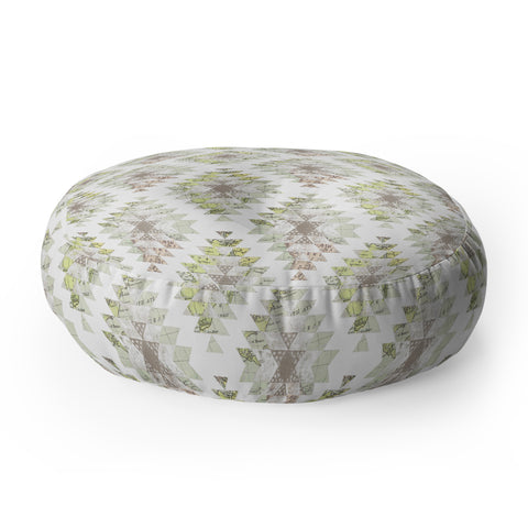 Dash and Ash Traveling Heart Floor Pillow Round