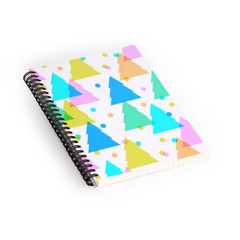 Dash and Ash Very Merry and Bright Spiral Notebook