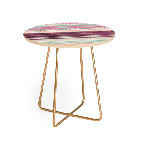 Dash and Ash Welcome Sunset Round Side Table