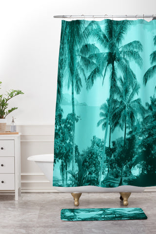 Deb Haugen Aloha Morning Shower Curtain And Mat