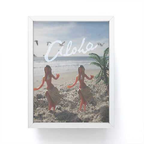 Deb Haugen Aloha Pastel Girls Framed Mini Art Print