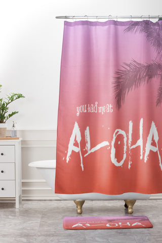 Deb Haugen Aloha Shower Curtain And Mat