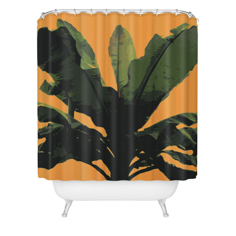 Deb Haugen Bananarama orange Shower Curtain