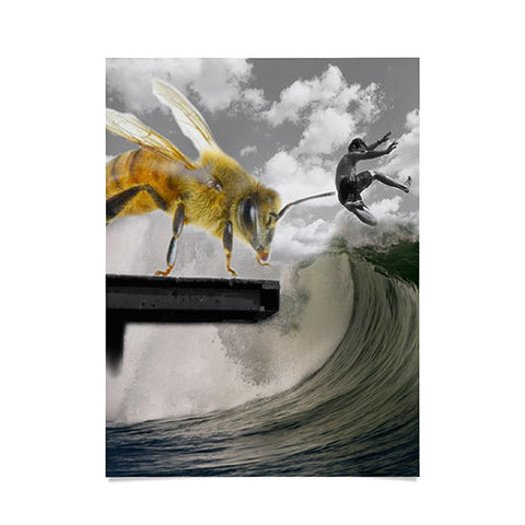 Deb Haugen Bee a surfer Poster