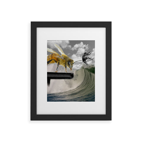 Deb Haugen Bee a surfer Framed Art Print