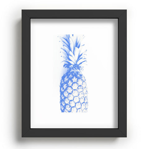 Deb Haugen blu pineapple Recessed Framing Rectangle