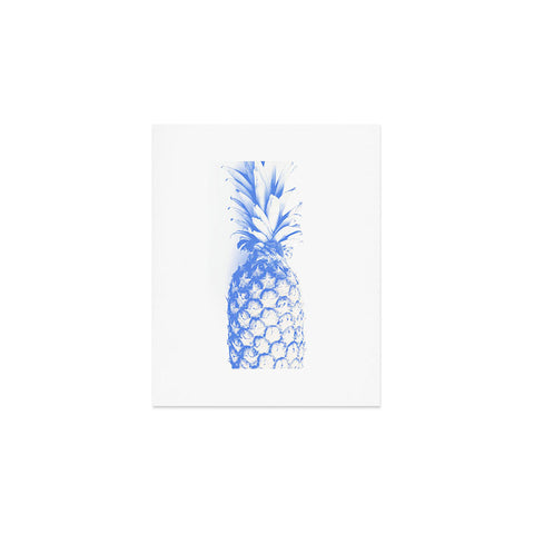 Deb Haugen blu pineapple Art Print