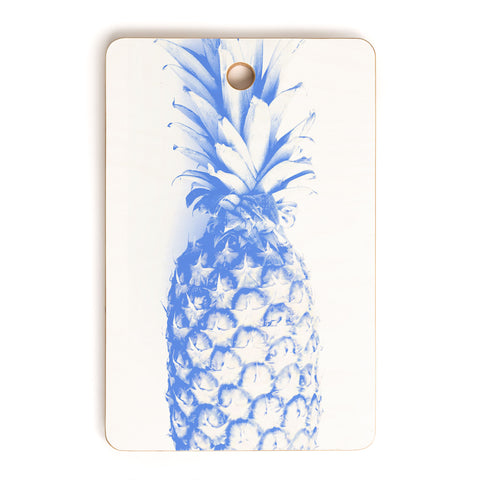Deb Haugen blu pineapple Cutting Board Rectangle