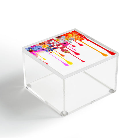 Deb Haugen Drip Fleur Acrylic Box