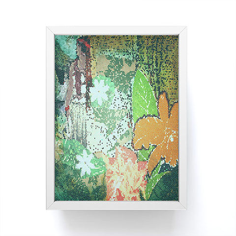 Deb Haugen Flora Tile Framed Mini Art Print