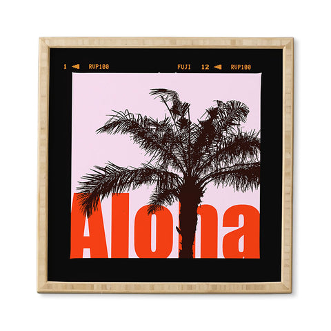 Deb Haugen Fuji Aloha Palm Framed Wall Art