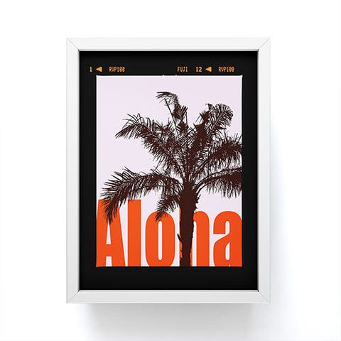 Deb Haugen Fuji Aloha Palm Framed Mini Art Print