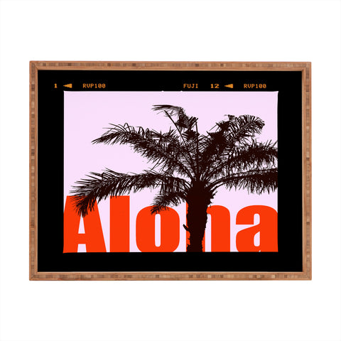 Deb Haugen Fuji Aloha Palm Rectangular Tray