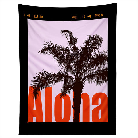 Deb Haugen Fuji Aloha Palm Tapestry