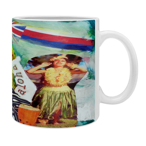 Deb Haugen Hula Flag Coffee Mug