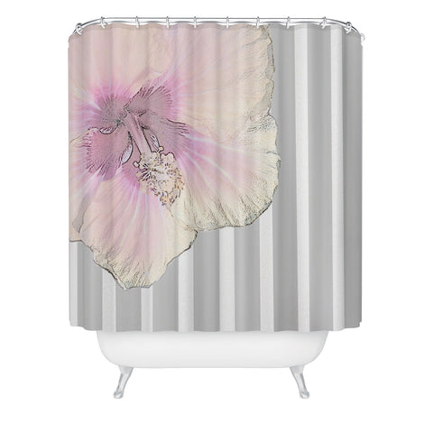 Deb Haugen kaneohe hibiscus Shower Curtain