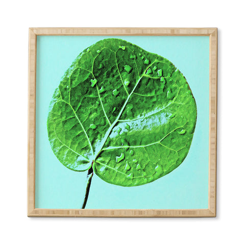 Deb Haugen Leaf Green Framed Wall Art