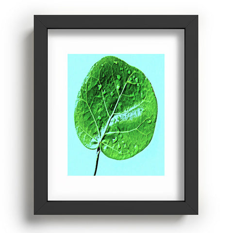 Deb Haugen Leaf Green Recessed Framing Rectangle