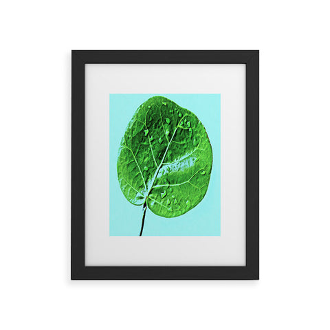 Deb Haugen Leaf Green Framed Art Print