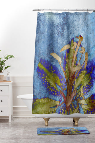Deb Haugen Lily evening Shower Curtain And Mat