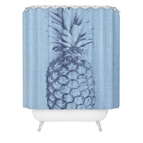 Deb Haugen Linen Pineapple Shower Curtain