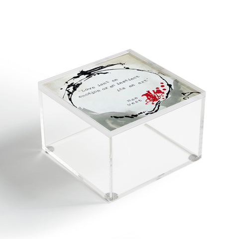 Deb Haugen Love 2 Acrylic Box